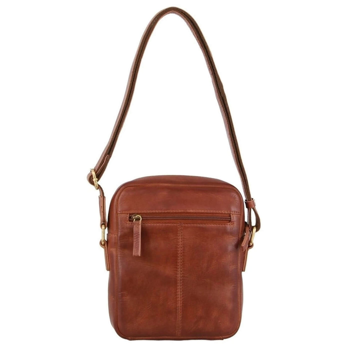 Pierre Cardin PC3829 Italian Leather Cross Body Bag/Cognac