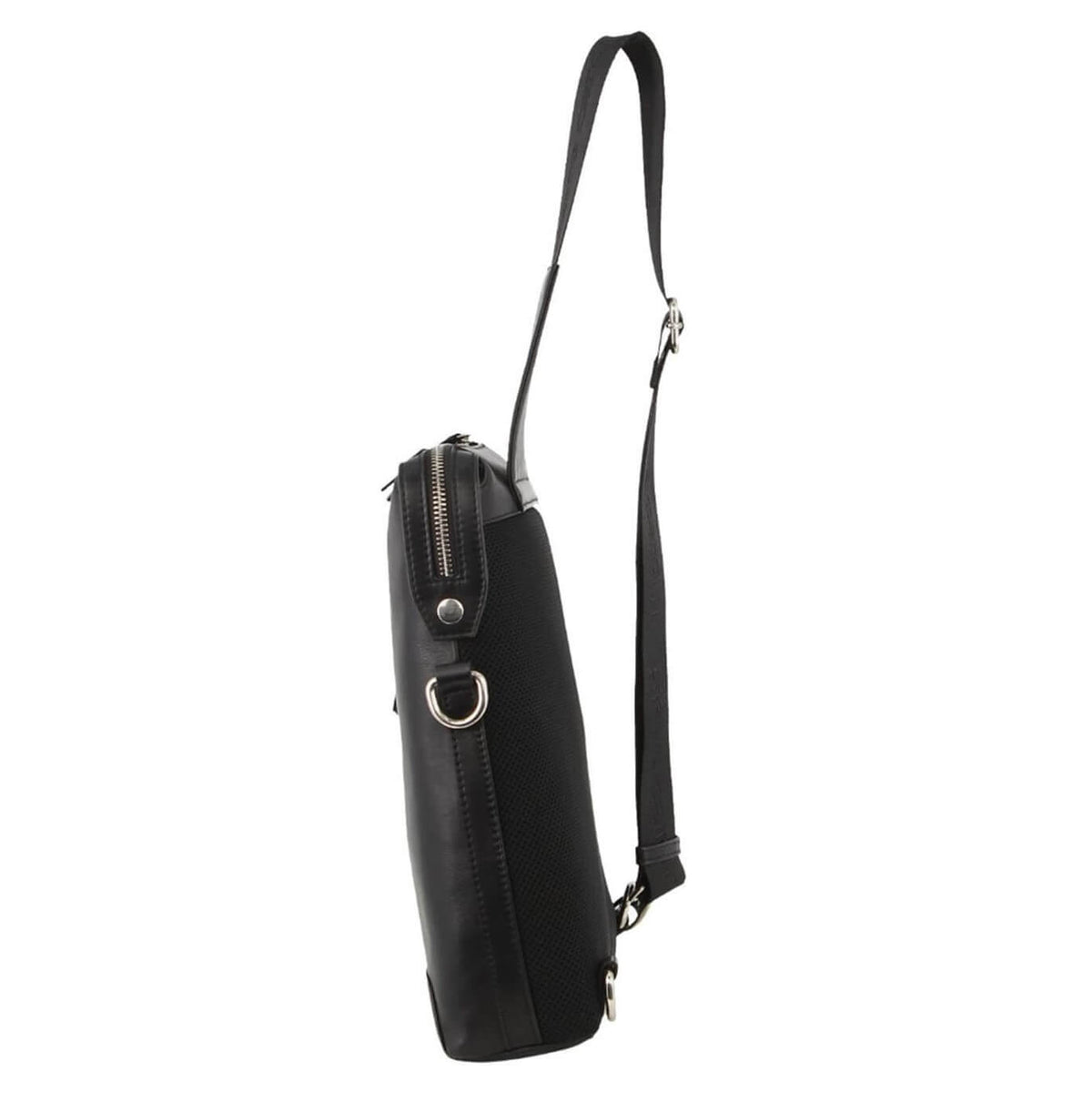 Pierre Cardin PC3842 Italian Leather 3-Way Sling Bag/Black