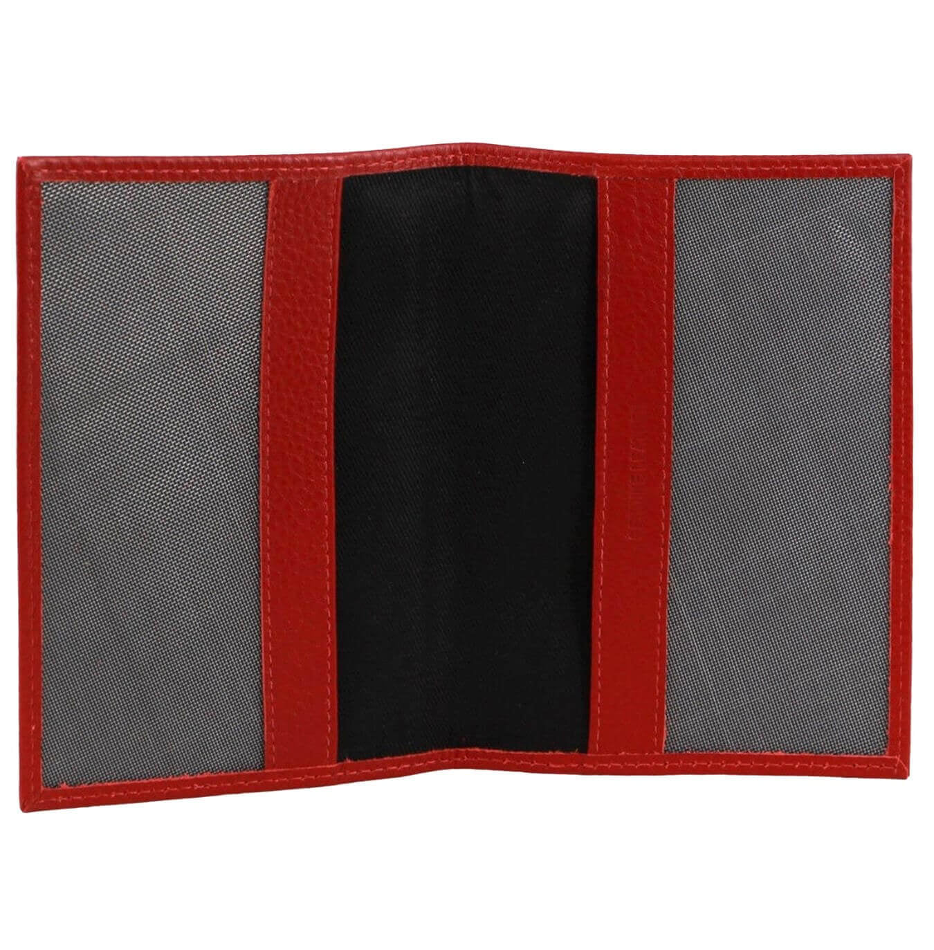 Pierre Cardin PC3909 Leather Passport Wallet Cover/ Red