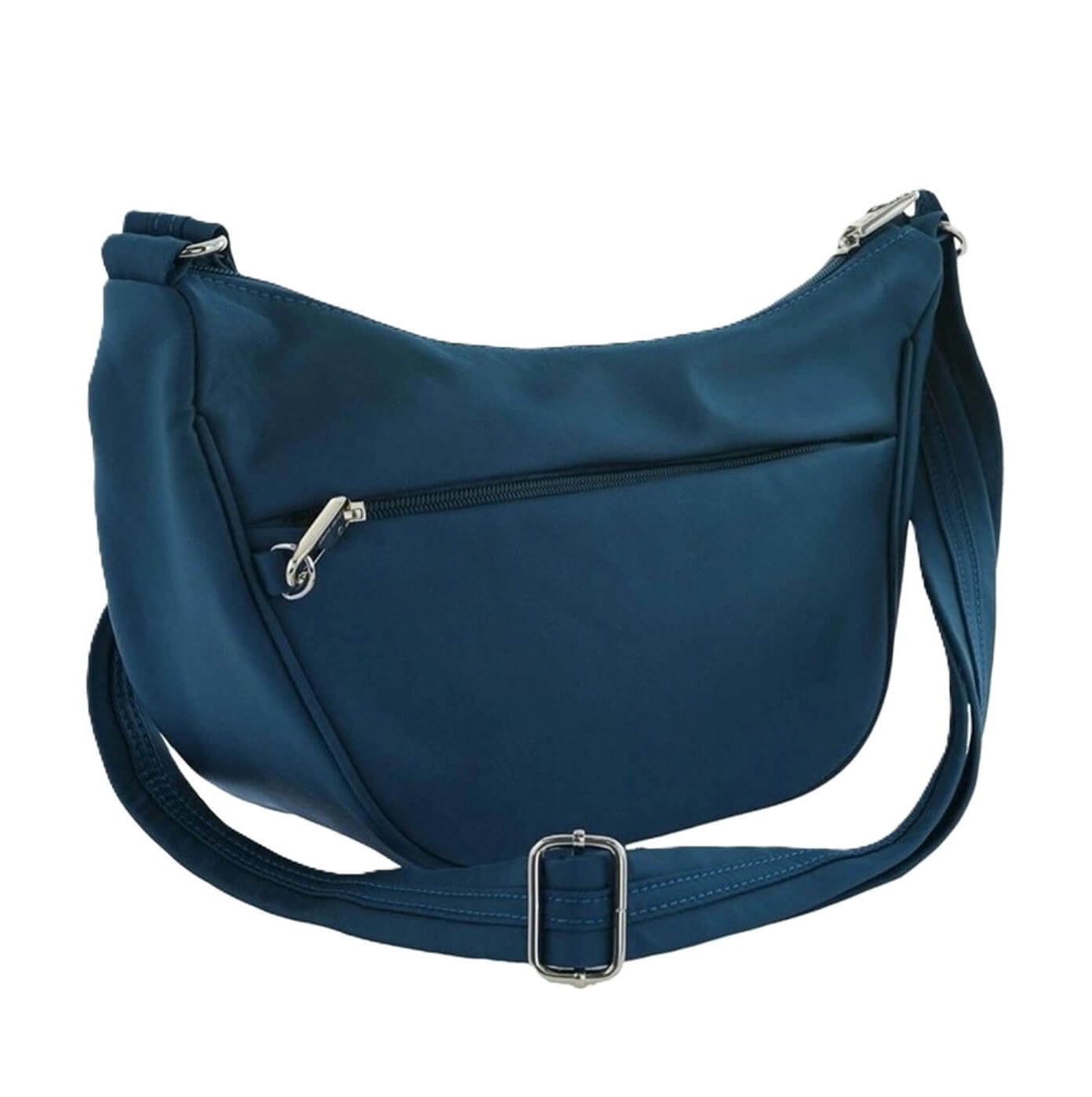 Pierre Cardin Ladies Nylon Anti-Theft-RFID Cross Body Bag in Turquoise