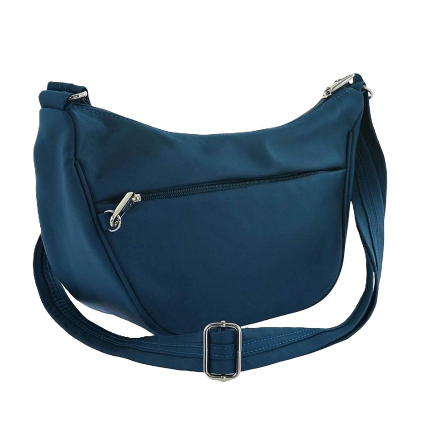 Pierre Cardin Ladies Nylon Anti-Theft-RFID Cross Body Bag in Turquoise