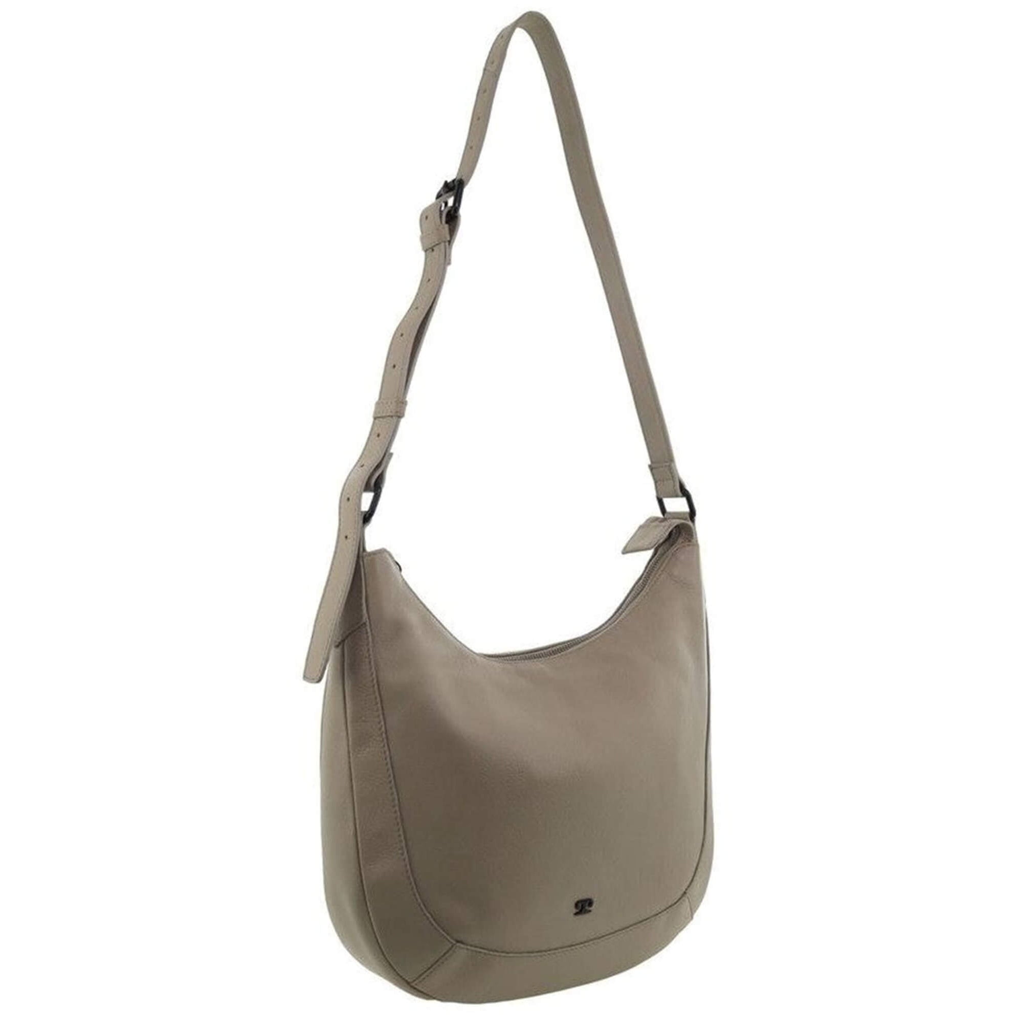 Pierre Cardin Ladies Leather Crossbody Bag in Taupe