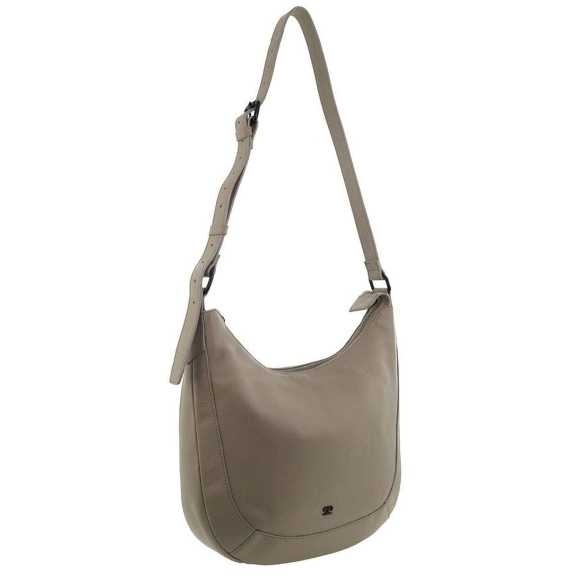 Pierre Cardin Ladies Leather Crossbody Bag in Taupe
