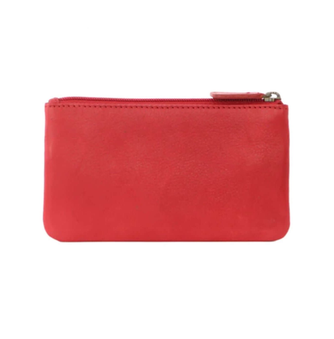 Pierre Cardin Leather Coin Purse - Key Holder in Red