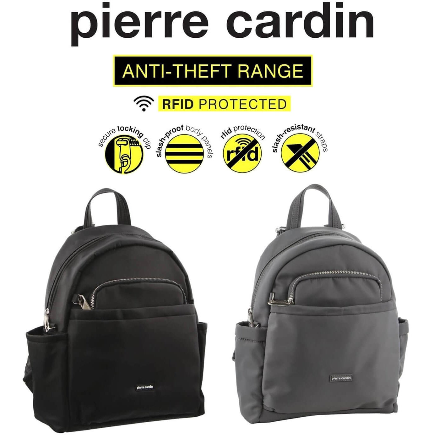 Pierre Cardin Anti-Theft Nylon Range