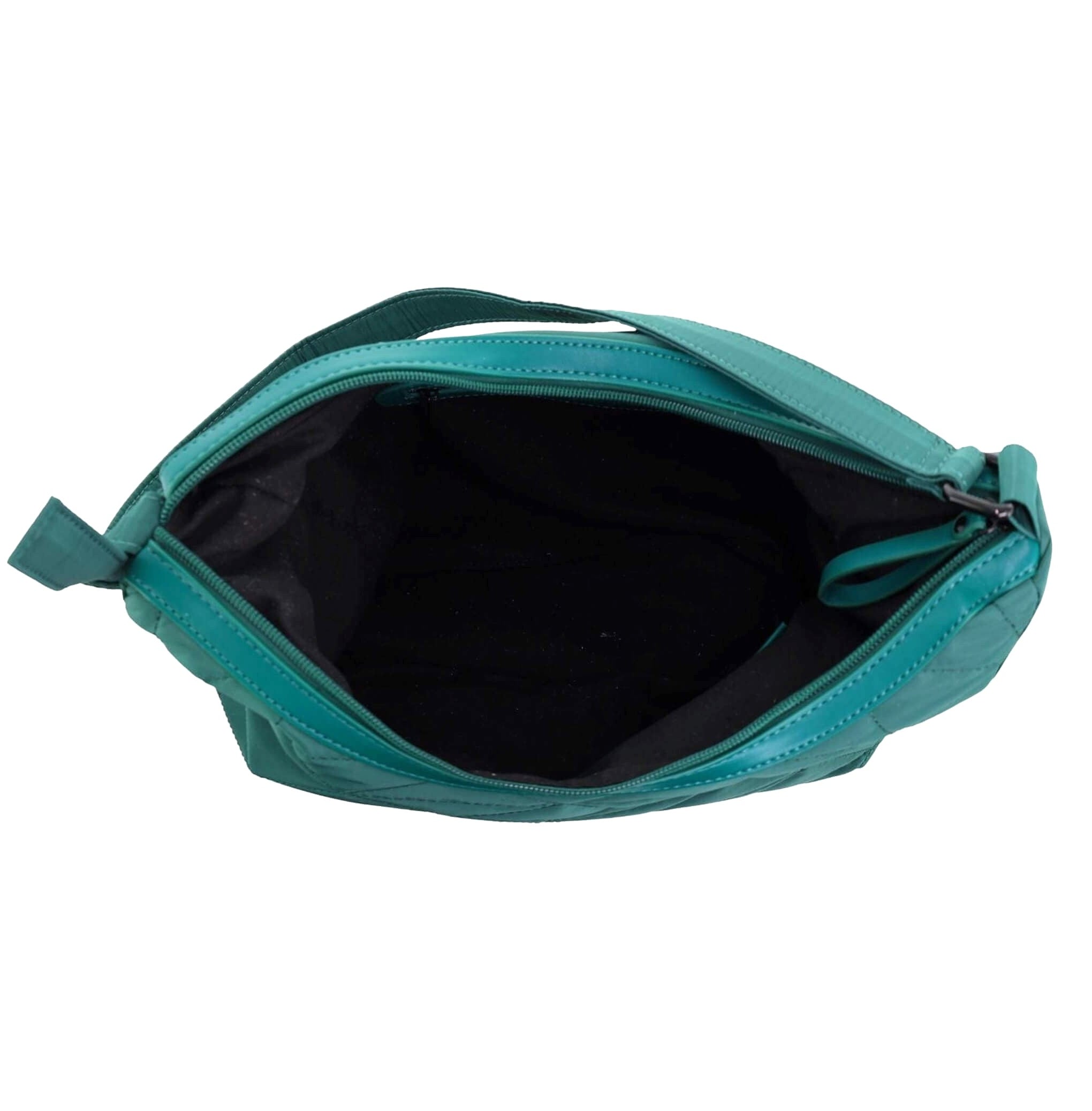 Pierre Cardin Ladies Nylon Quilted Hobo Bag in Green