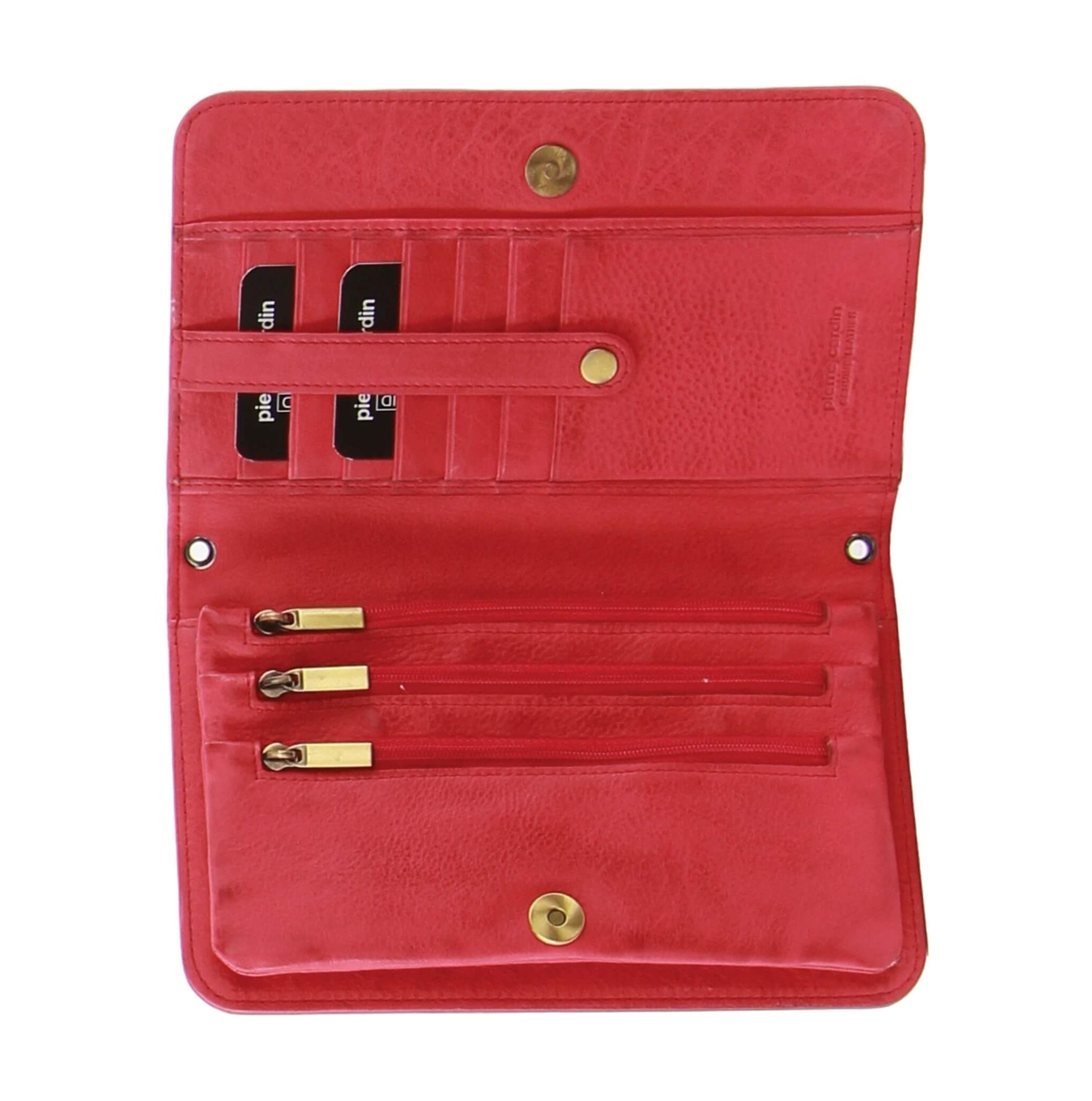 Pierre Cardin Genuine Italian Leather Clutch-Wallet Bag in Pink