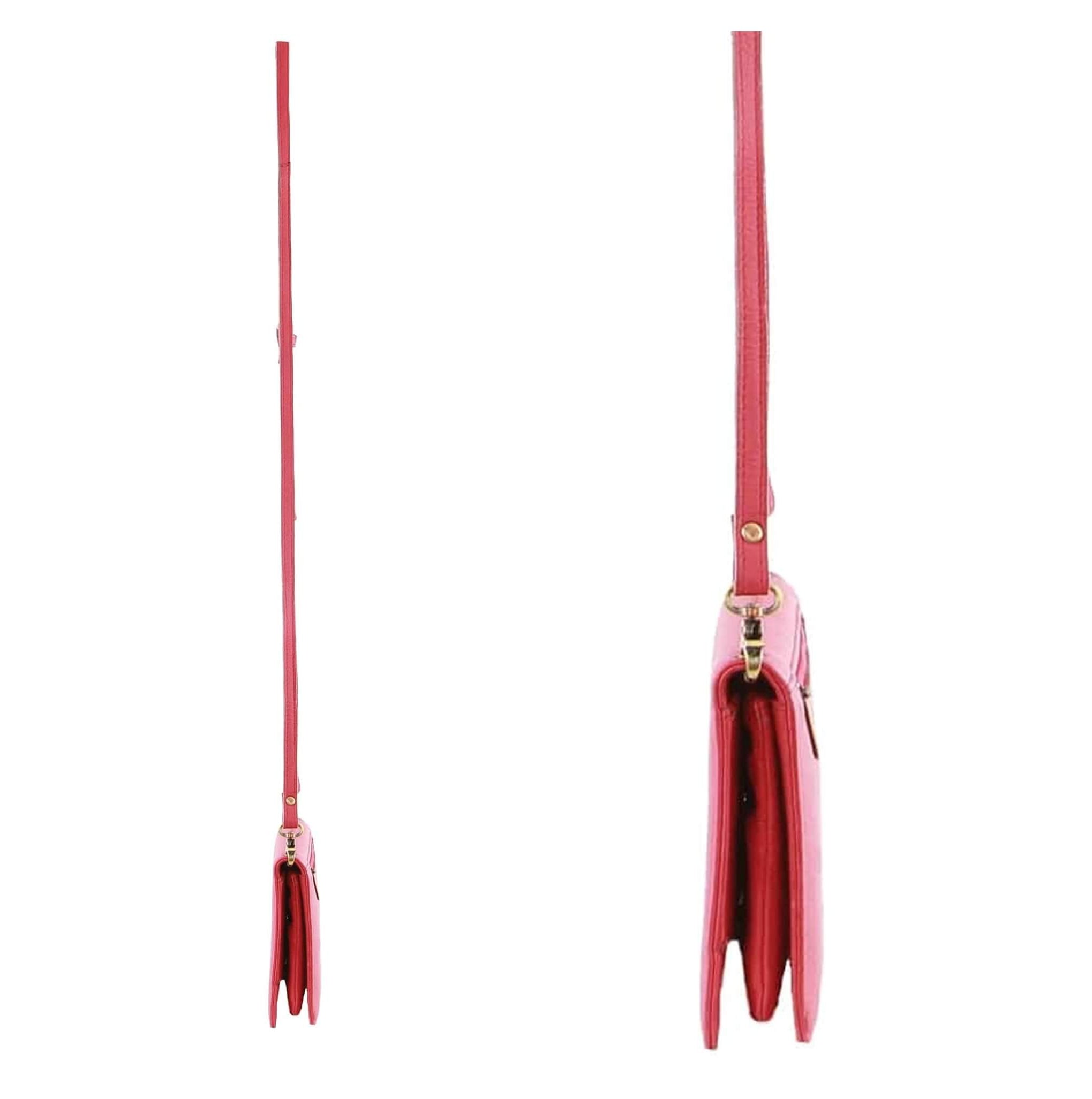Pierre Cardin Genuine Italian Leather Clutch-Wallet Bag in Pink