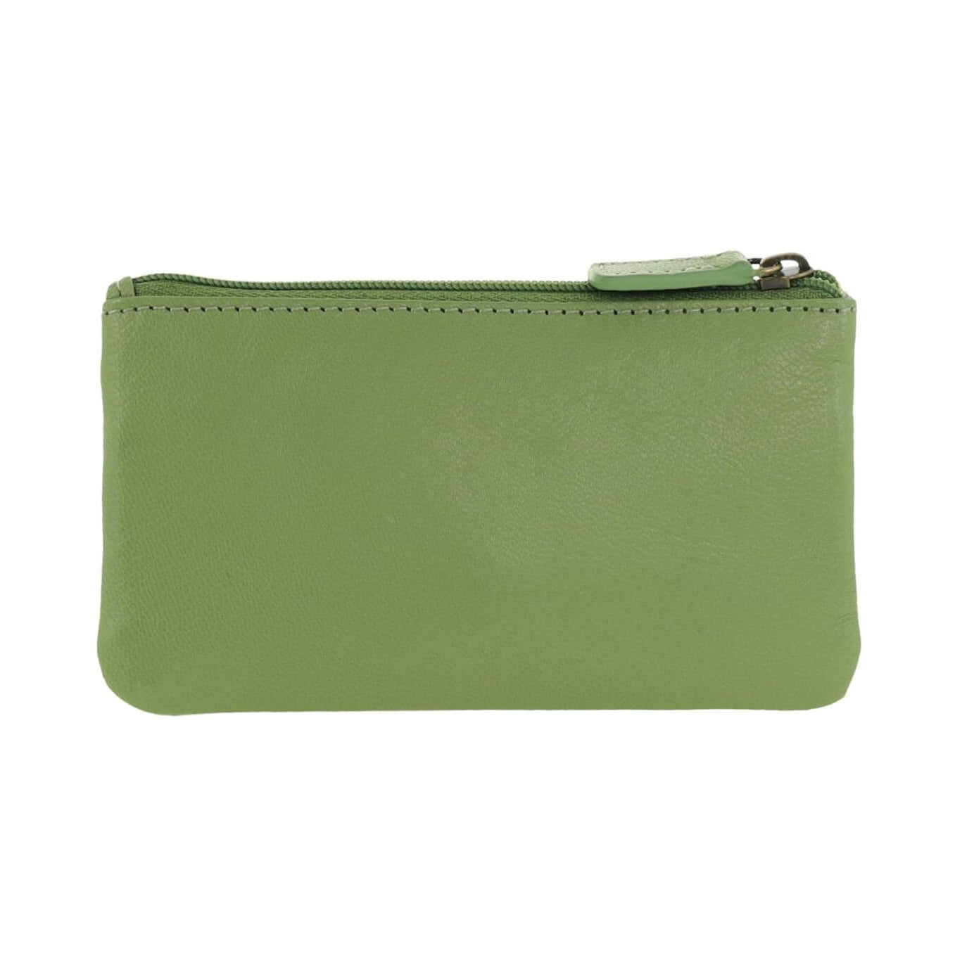 Pierre Cardin Leather Coin Purse - Key Holder in Grape Leaf