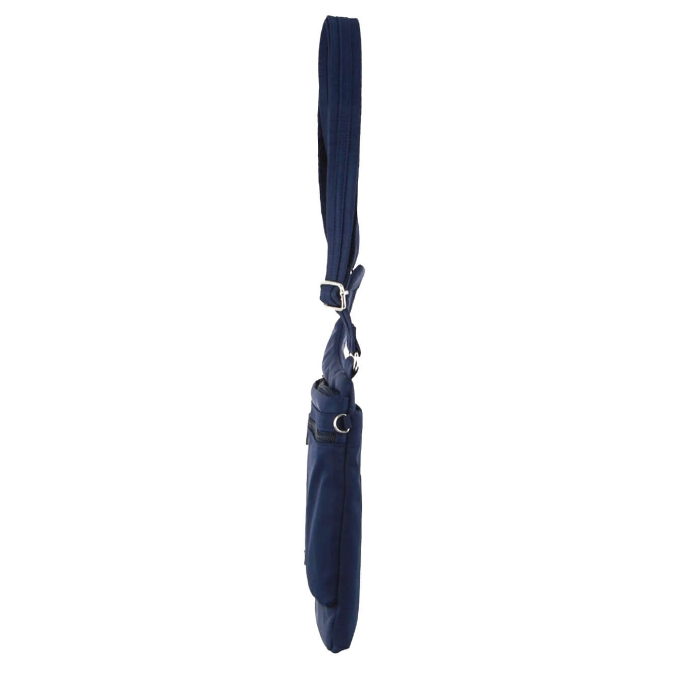 Pierre Cardin Ladies Anti-Theft-RFID Nylon Crossbody Bag in Navy
