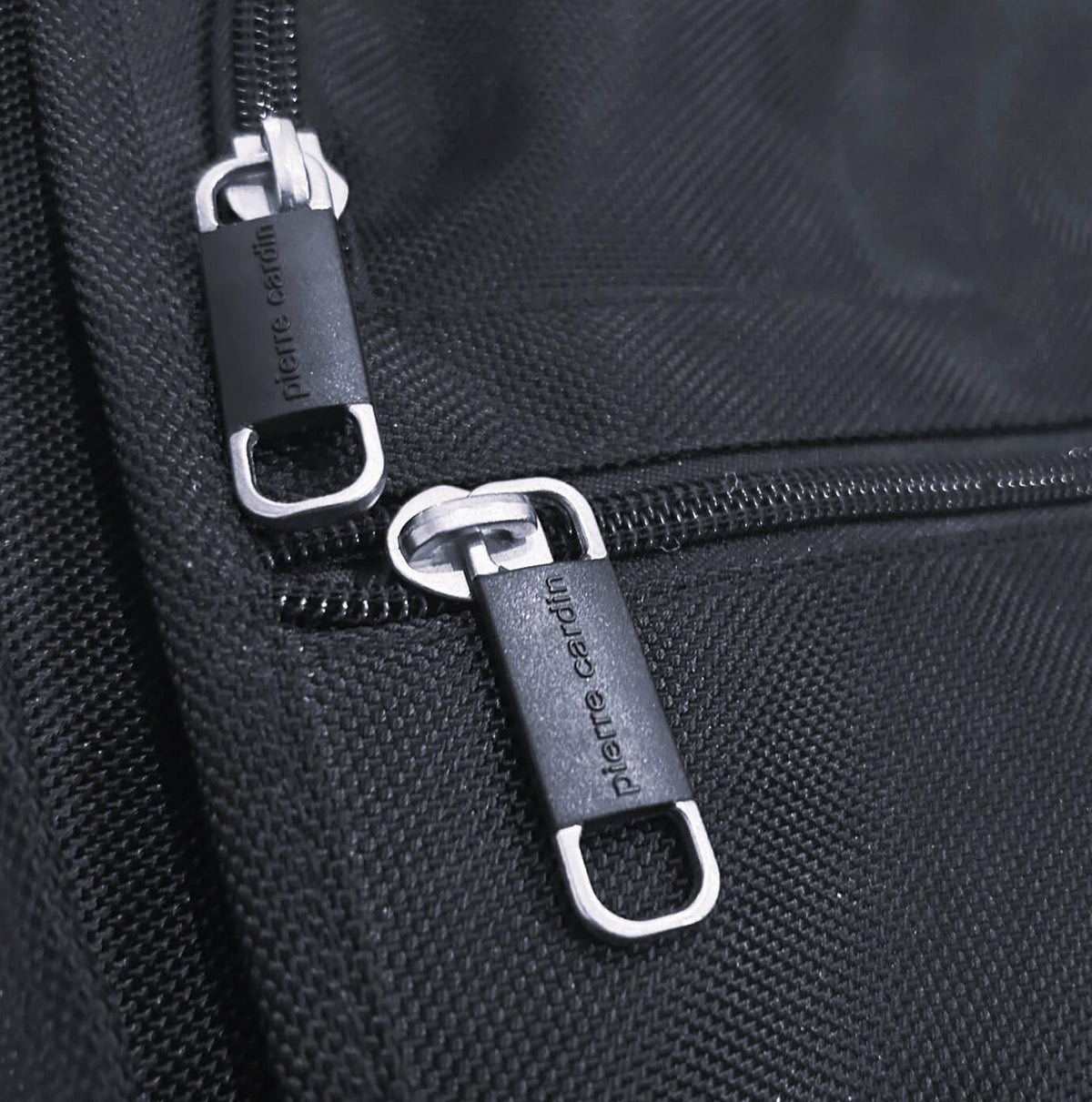 Pierre Cardin Ballistic Nylon Laptop Bag in Black