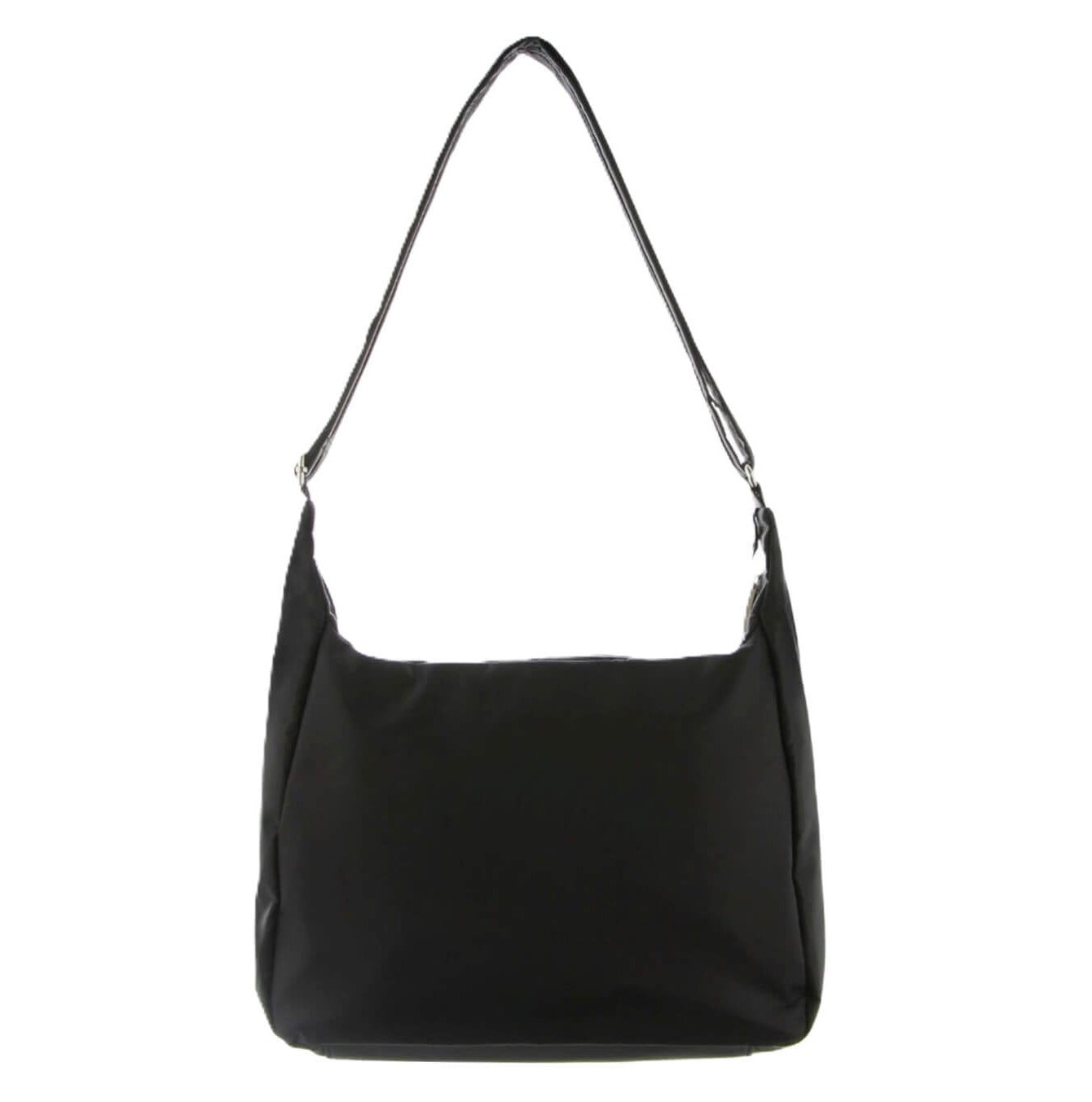 Pierre Cardin Ladies Nylon Anti-Theft RFID Crossbody Bag in Black