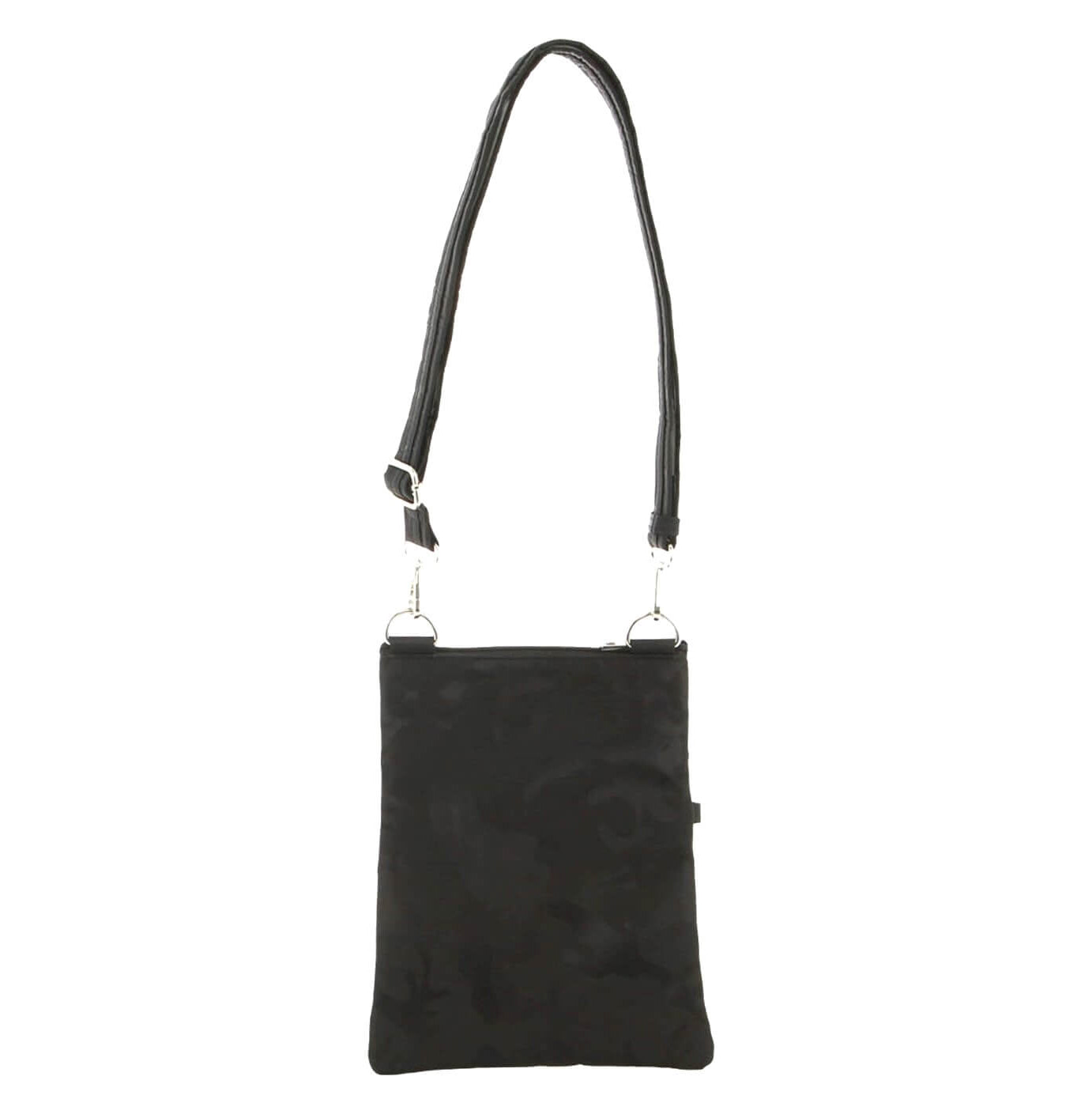Pierre Cardin Nylon RFID Anti-Theft Crossbody Bag in Black-Camo