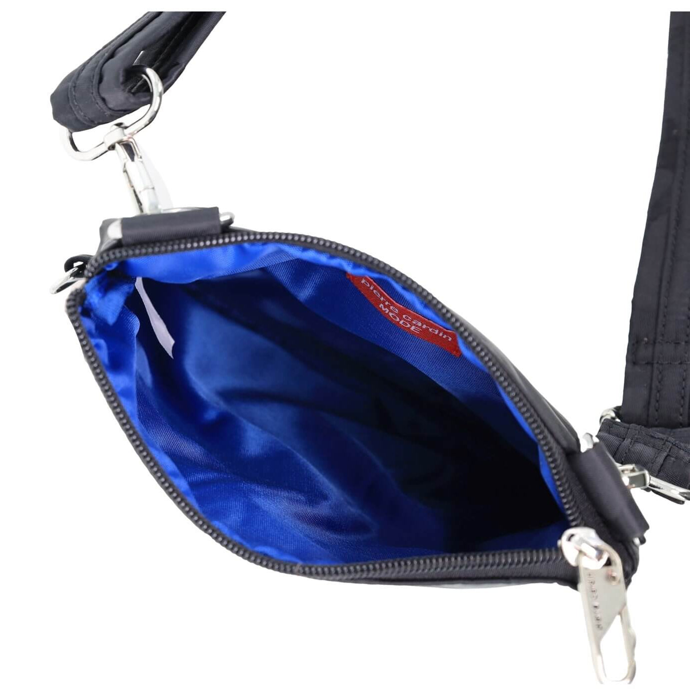 Pierre Cardin Nylon RFID Anti-Theft Crossbody Bag in Black-Camo