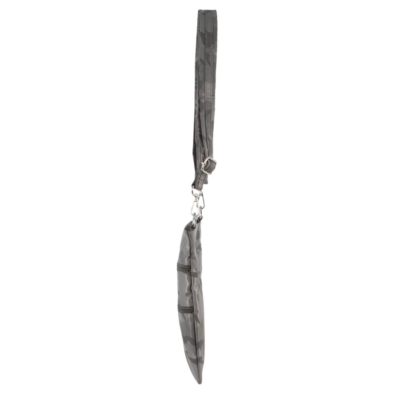 Pierre Cardin Nylon Anti-Theft RFID Crossbody Bag in Grey-Camo