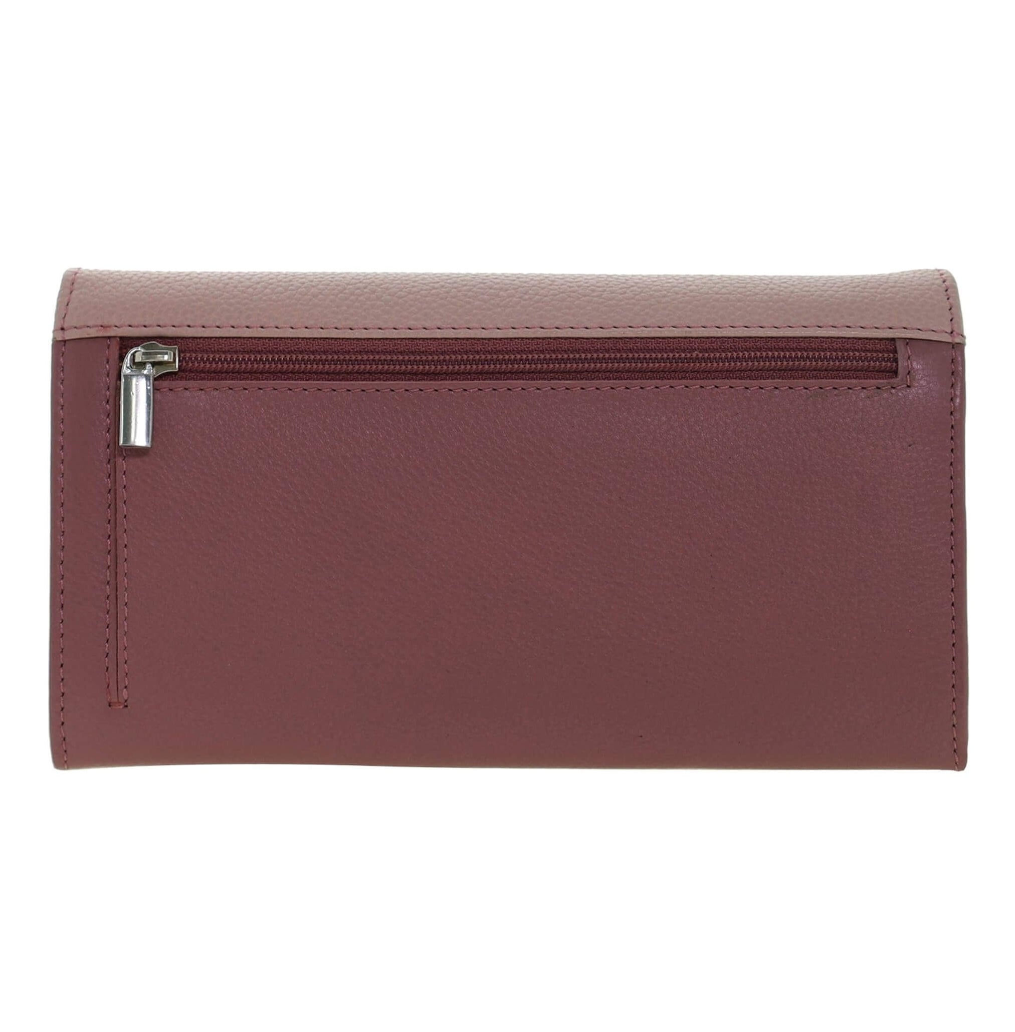 Pierre Cardin Multi-Colour Italian Leather Wallet in Cherry