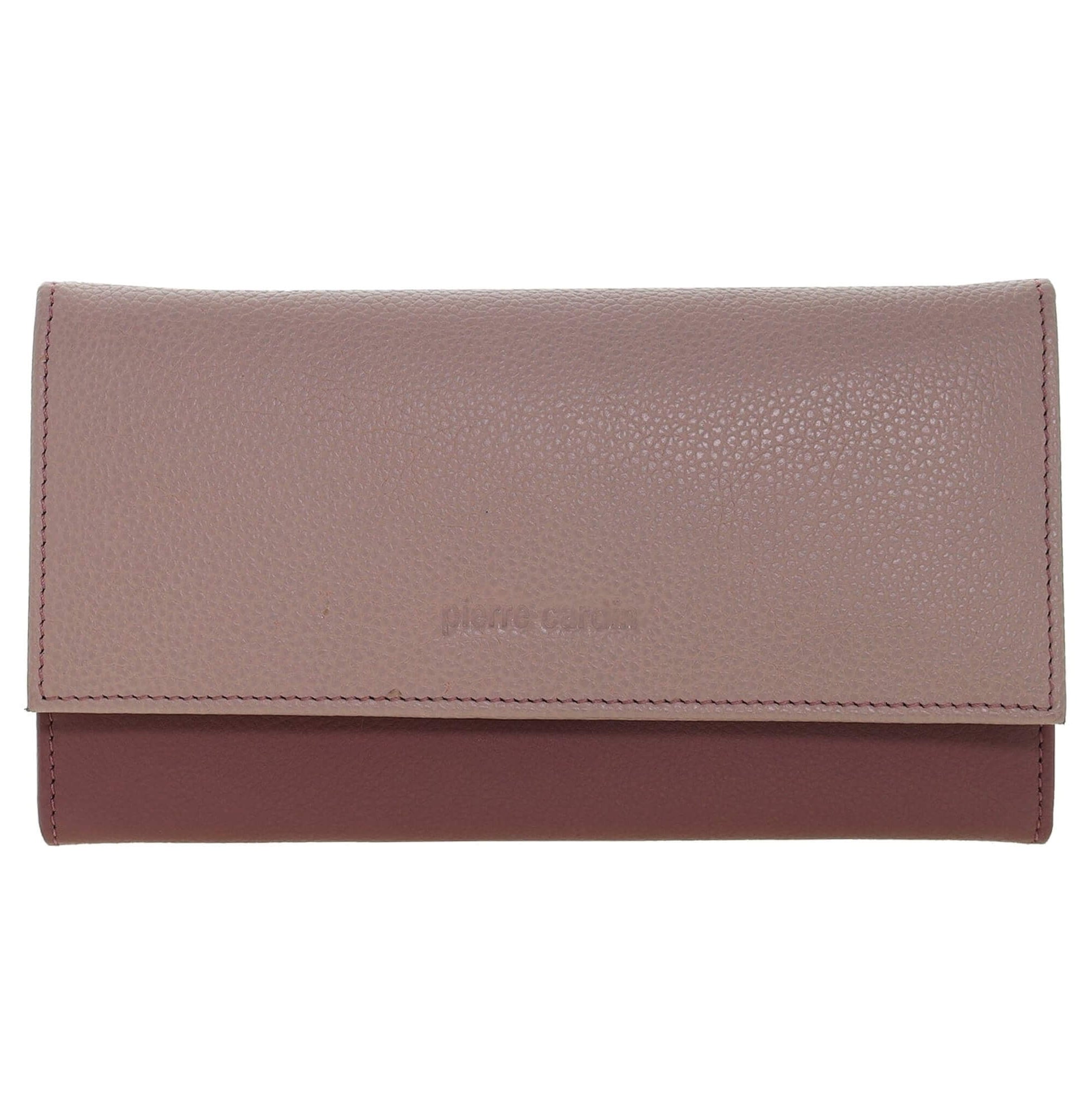 Pierre Cardin Multi-Colour Italian Leather Wallet in Cherry