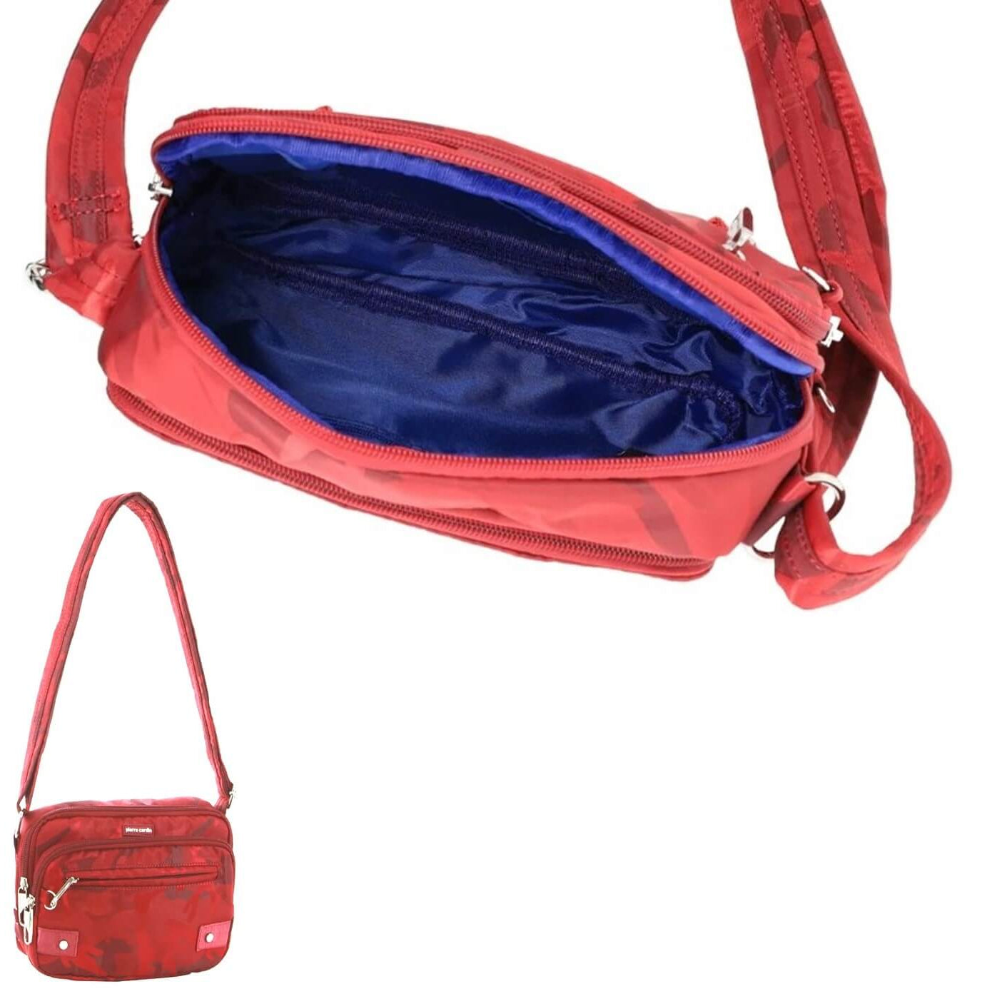 Pierre Cardin PC3269 Anti-Theft-RFID Cross Body Bag/Wine