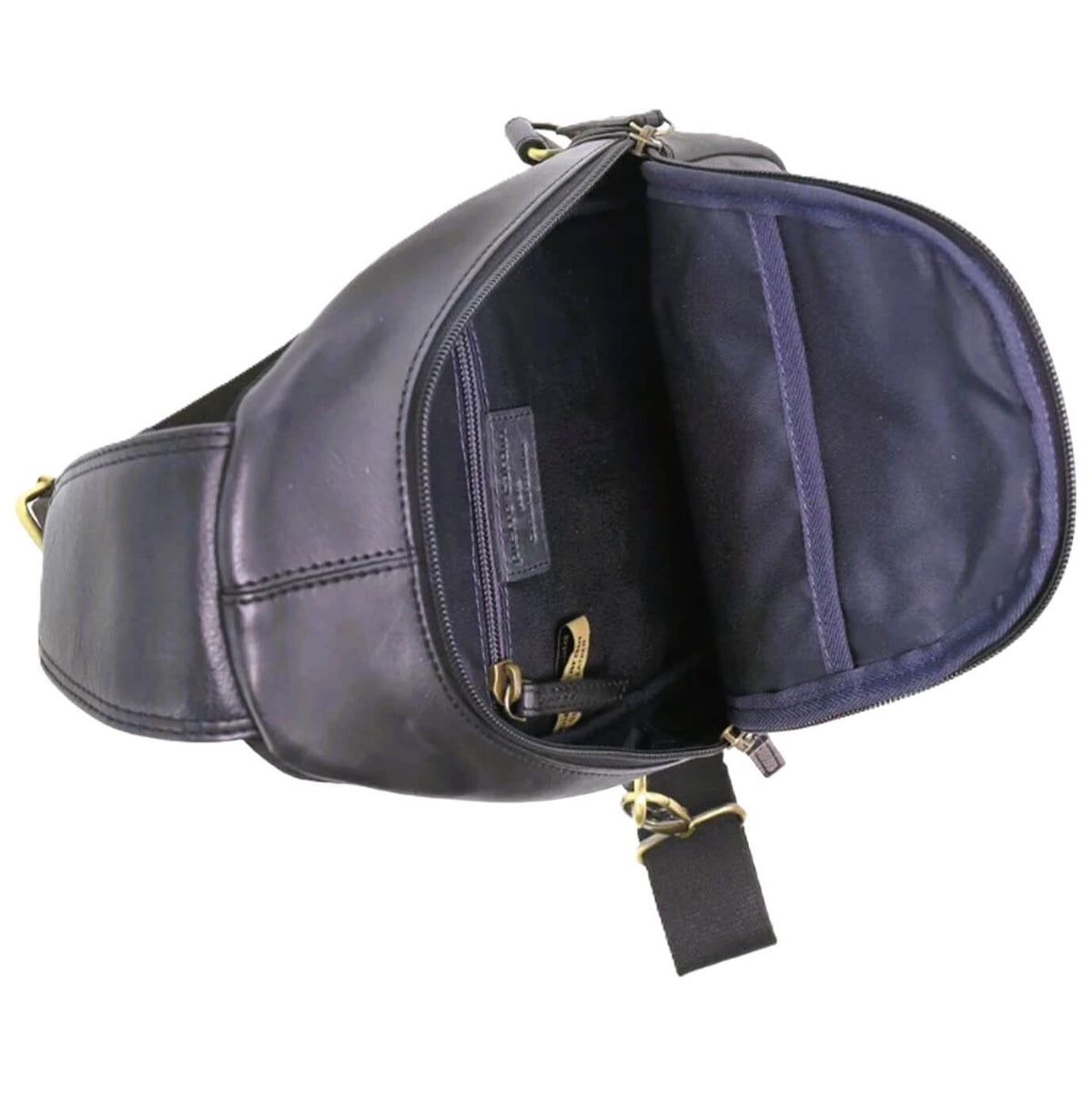 Pierre Cardin PC3711 Mens Leather Sling Bag/Black