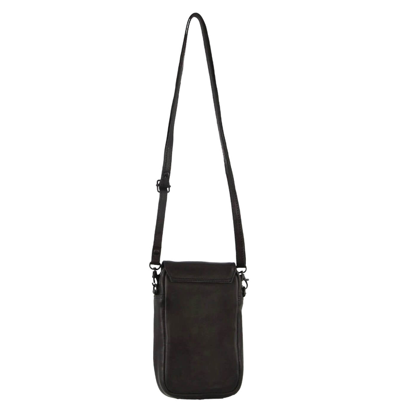 Pierre Cardin Embossed Woven Leather Ladies Wallet Bag in Black