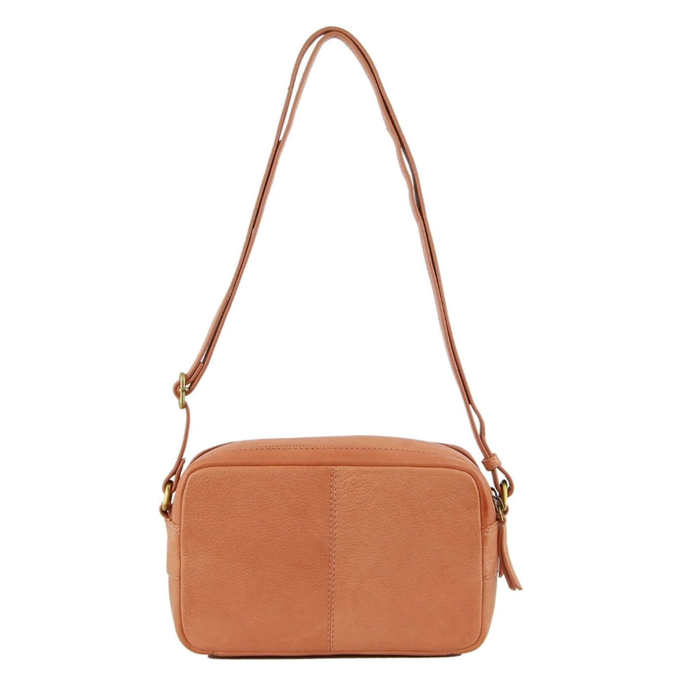 Pierre Cardin Diamond Pattern Embossed Crossbody Bag in Apricot