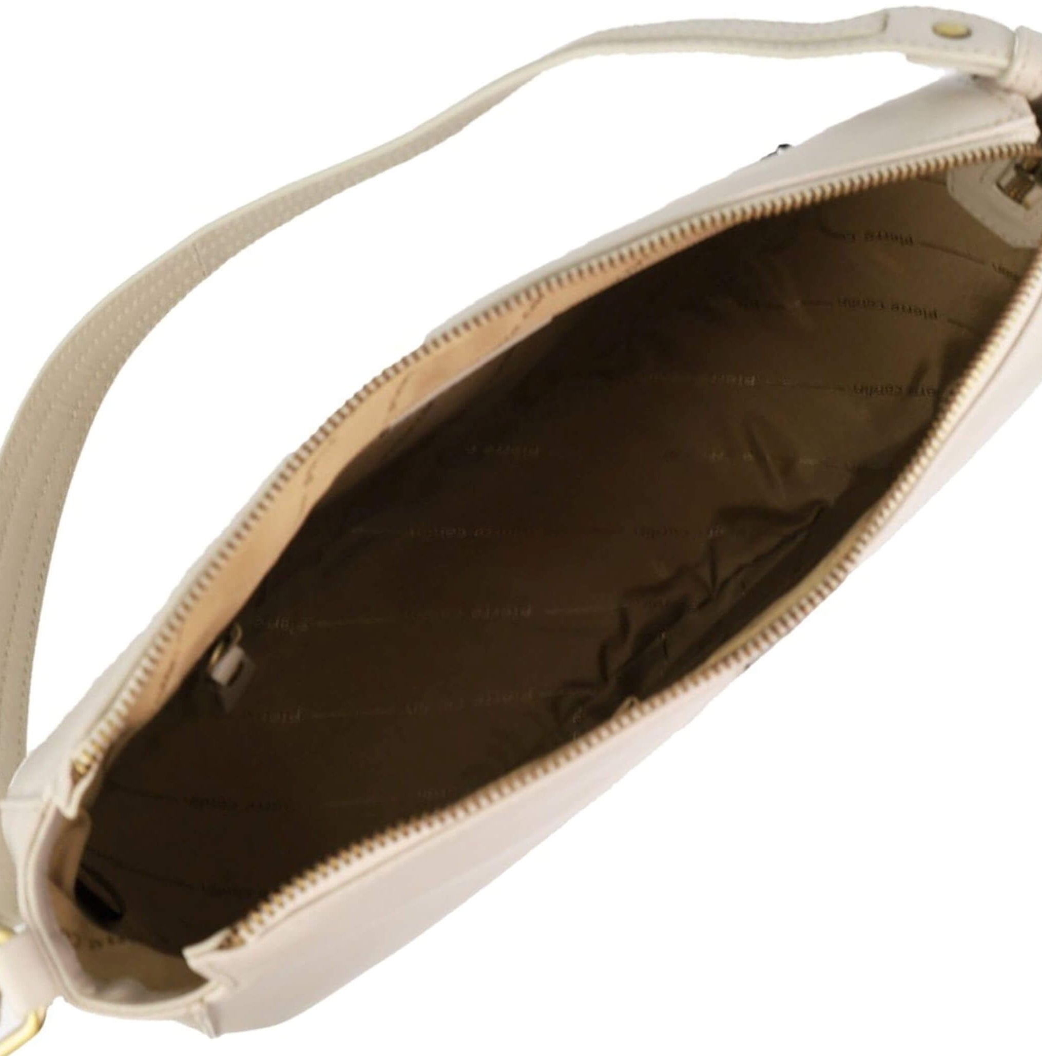 Pierre Cardin Ladies Leather Classic Hobo Bag in Bone