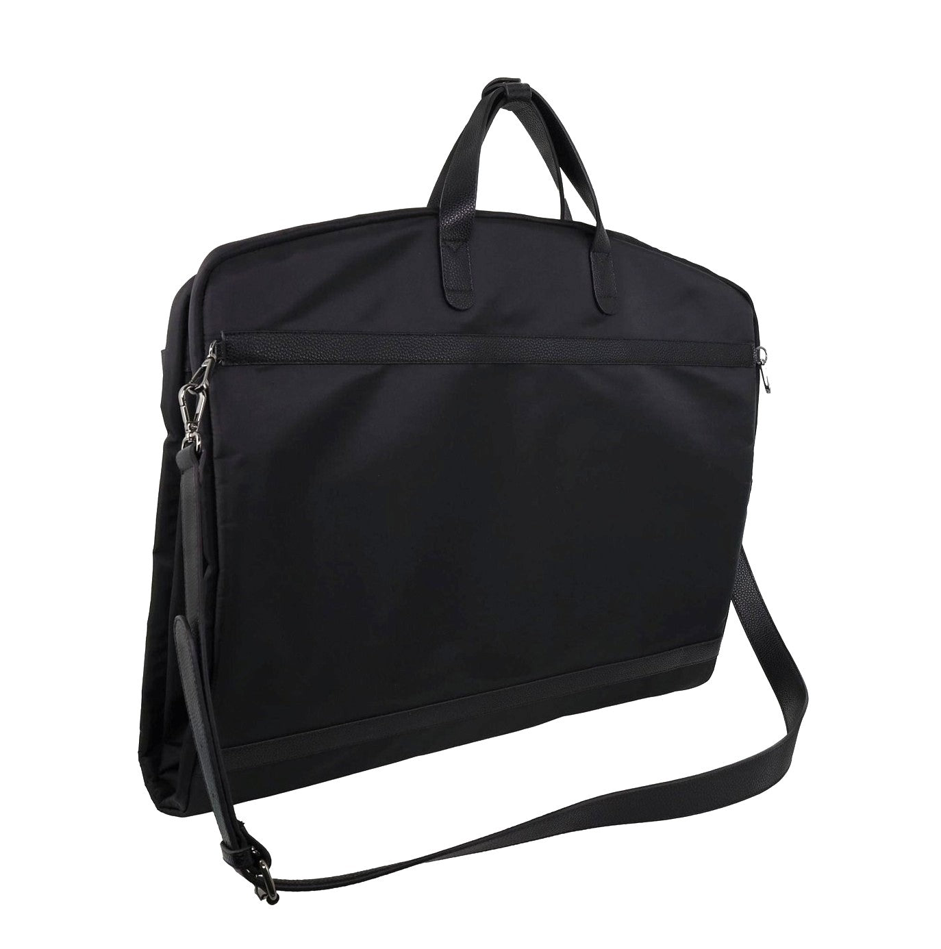 Pierre Cardin Nylon Unisex Overnight Garment Bag in Black