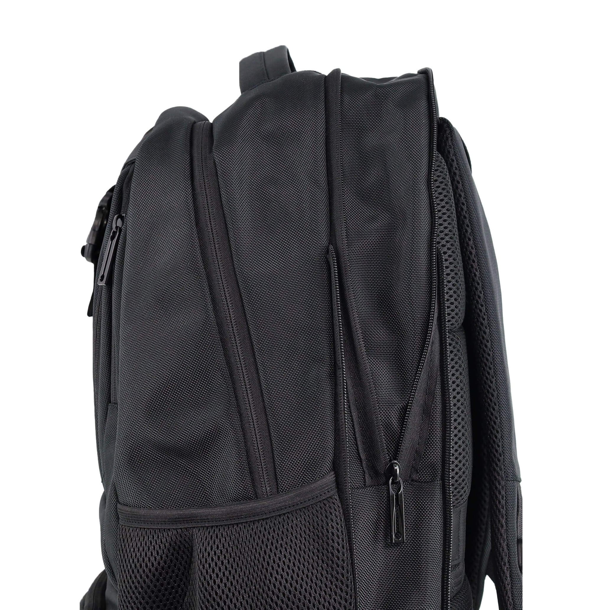Pierre Cardin PC4088 Men's Nylon Laptop-Business Backpack in Black