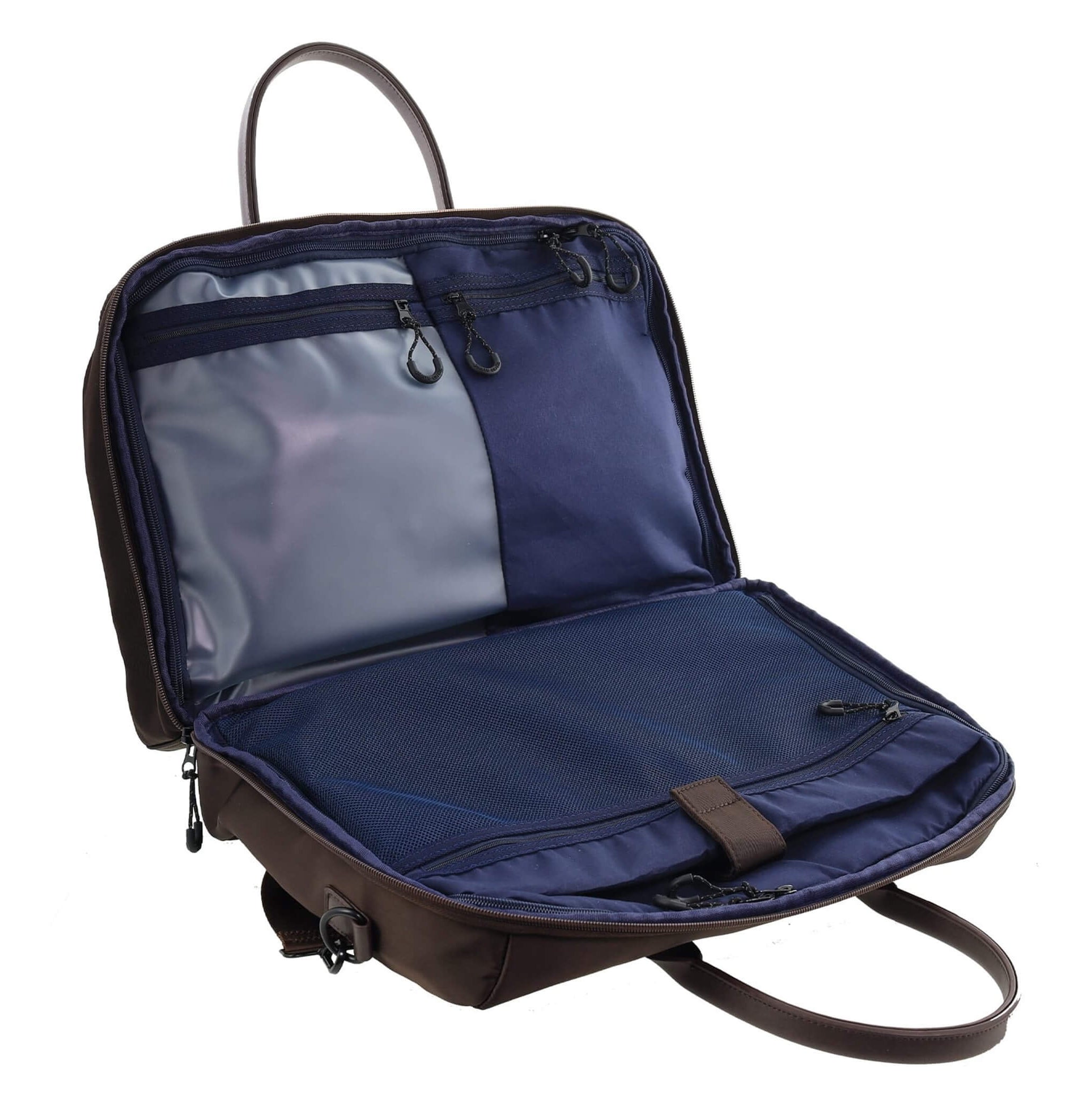 Pierre Cardin Luxe Nylon Carry-On Bag In Chocolate