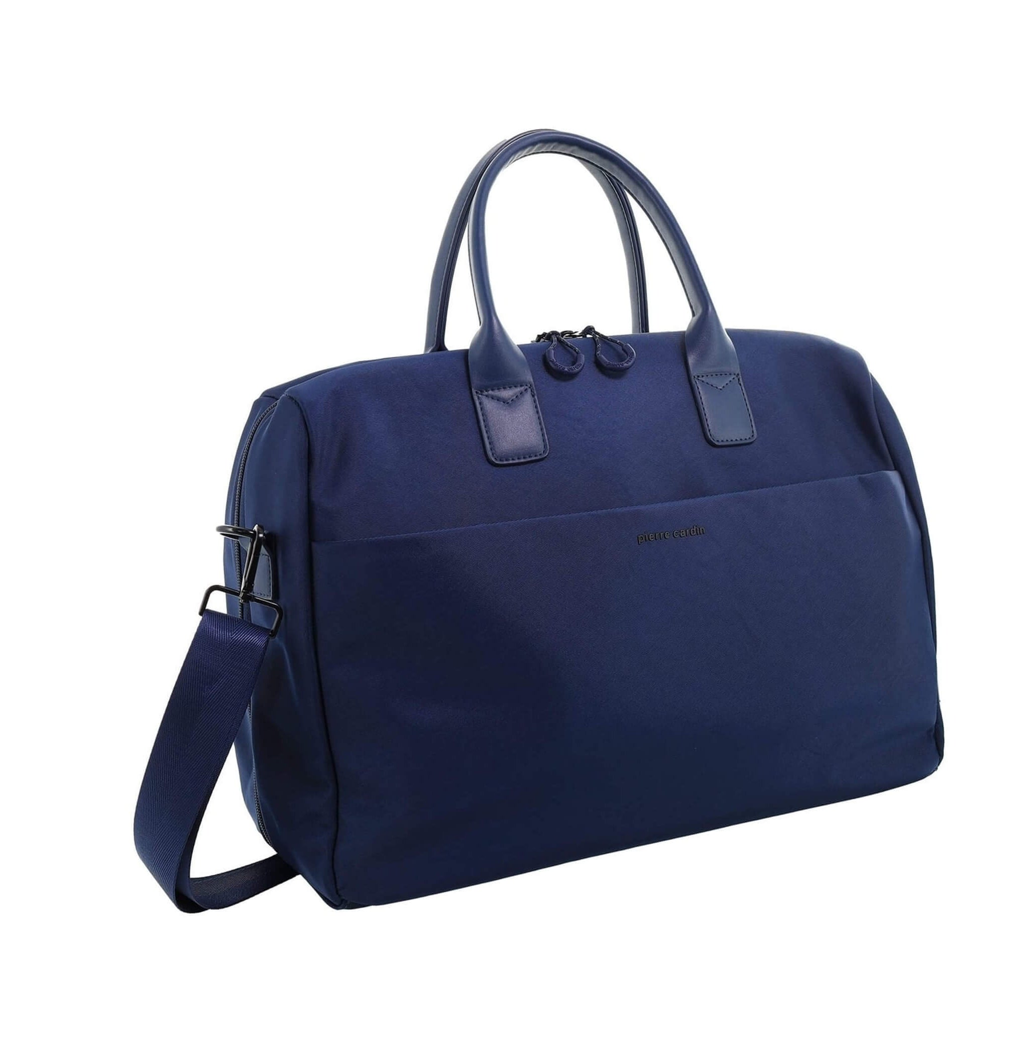 Pierre Cardin Luxe Nylon Carry-On Bag In Navy