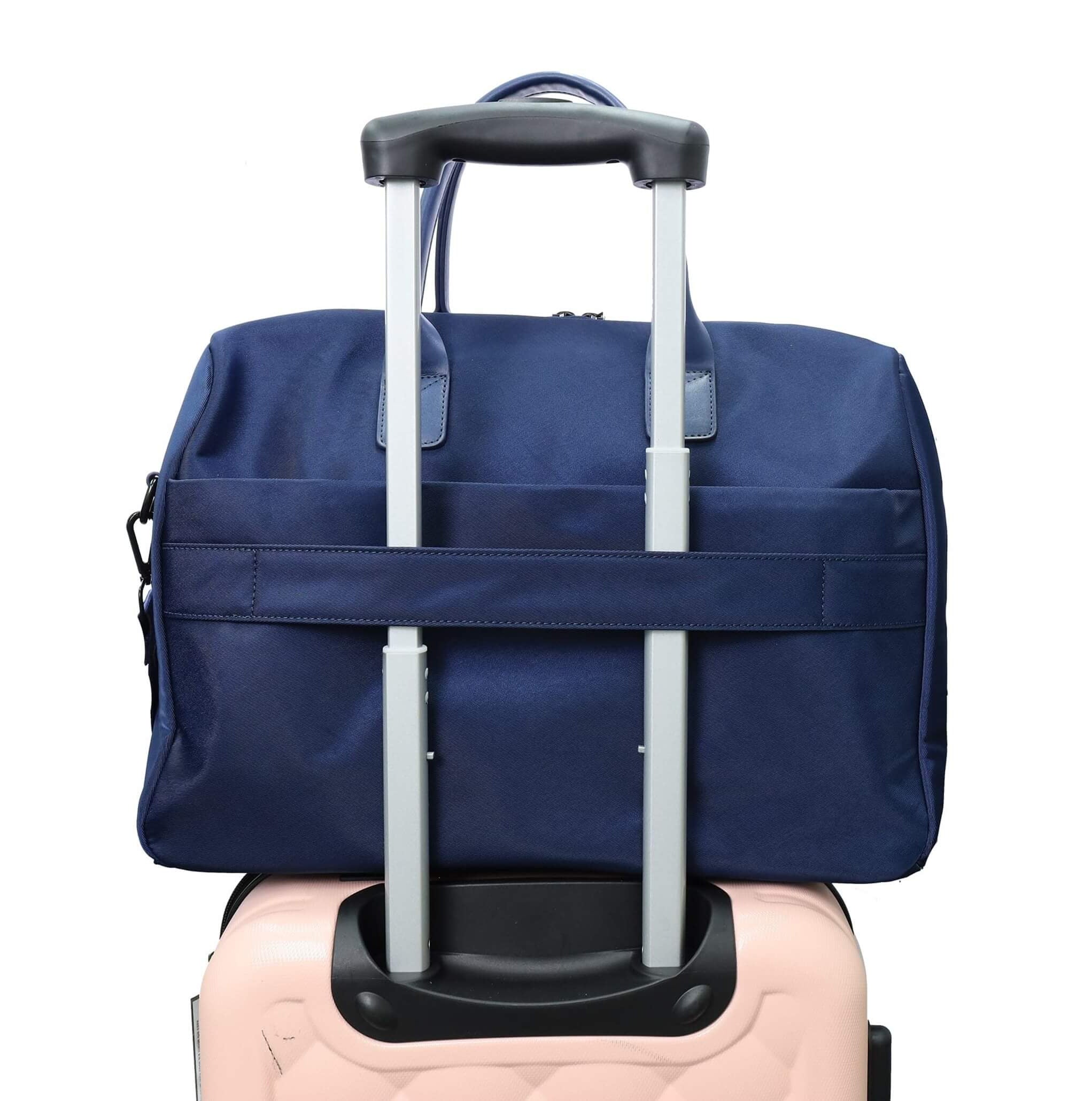 Pierre Cardin Luxe Nylon Carry-On Bag In Navy