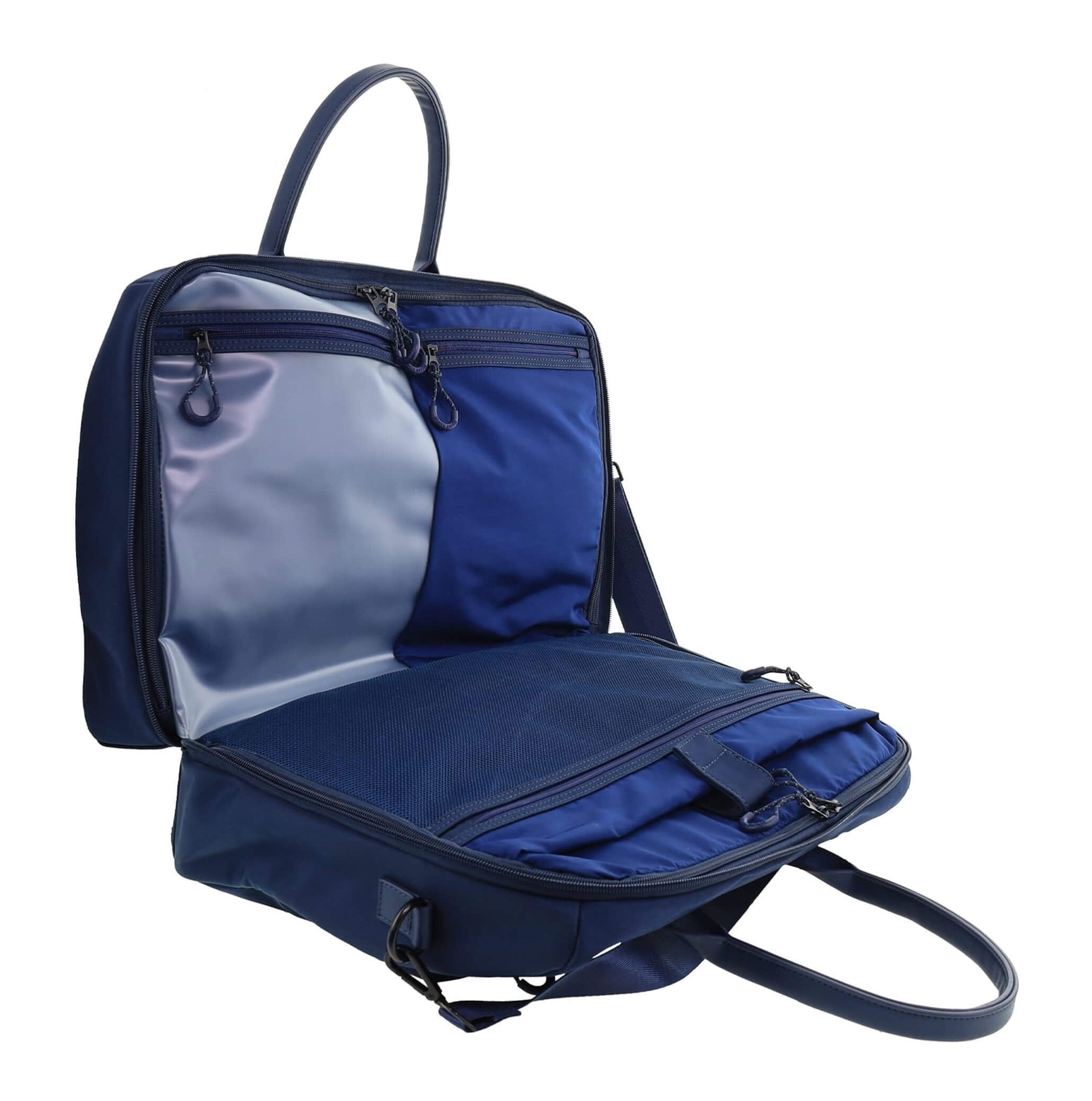 Pierre Cardin Luxe Nylon Carry-On Bag In Navy