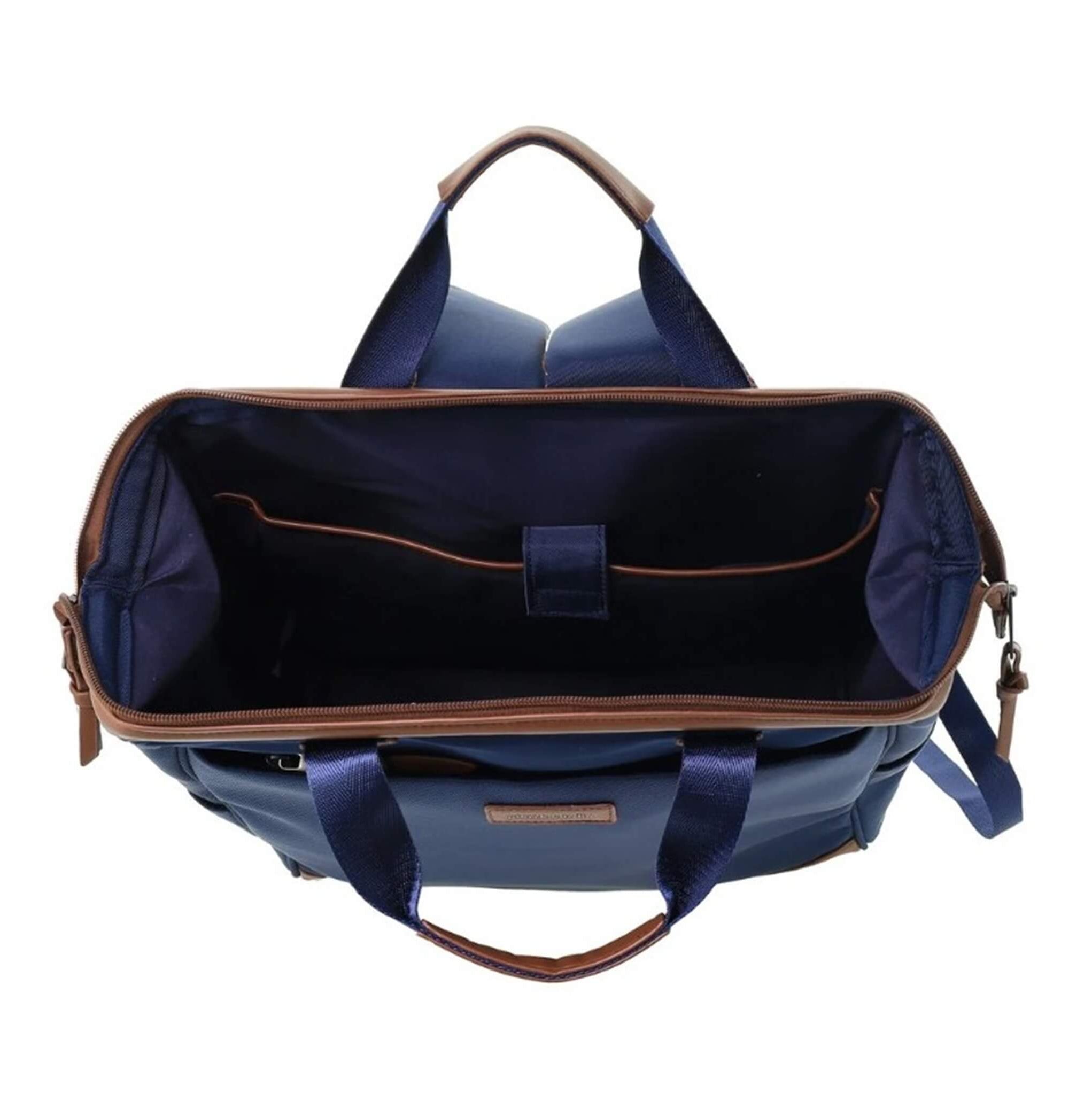 Pierre Cardin Euro Backpack Carry-On In Navy