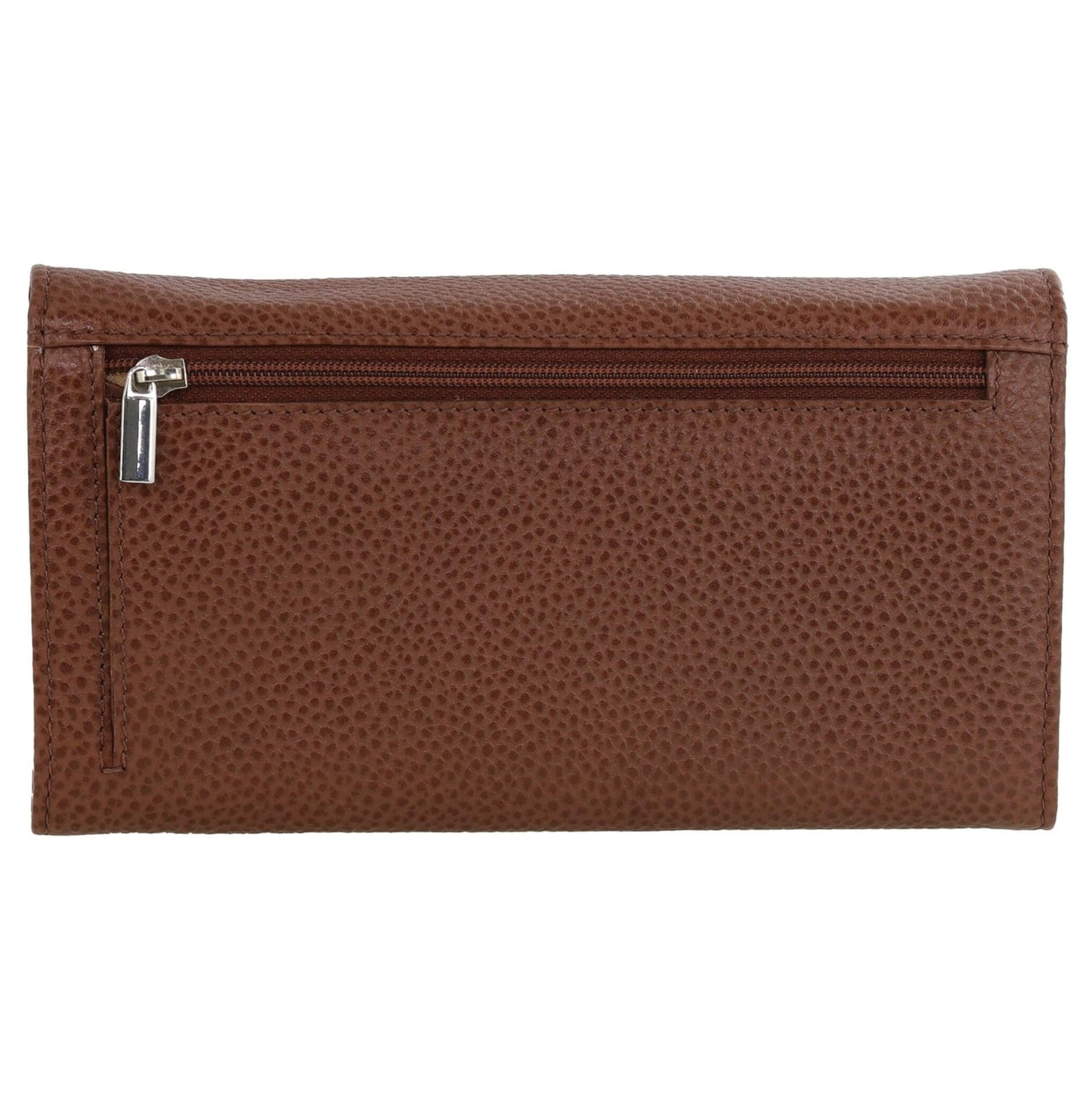 Pierre Cardin Soft Italian Ladies Leather Wallet in Tan
