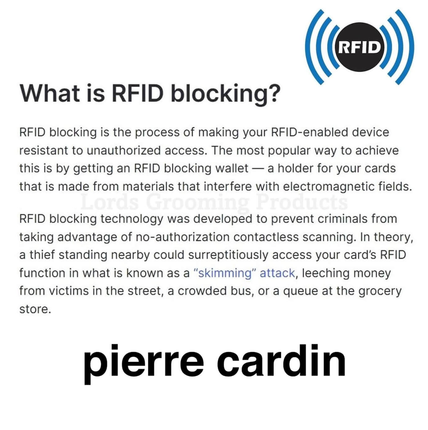 RFID Blocking explained