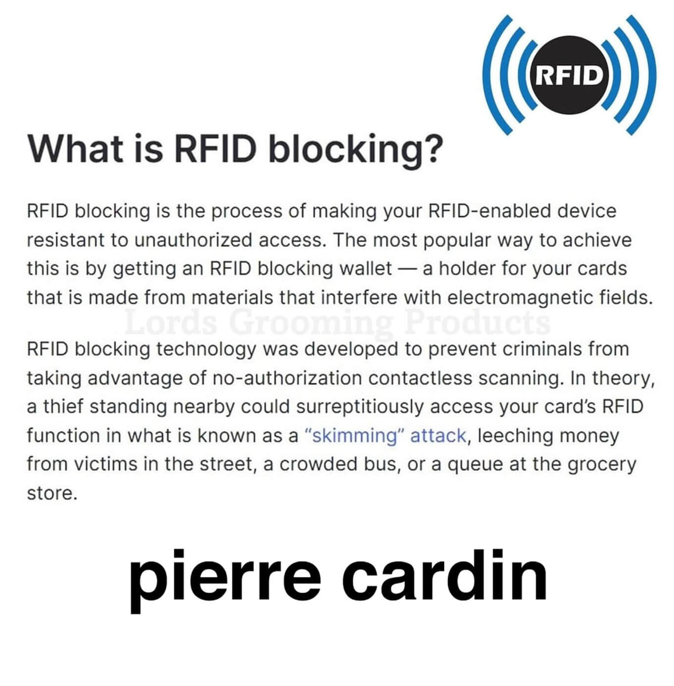 RFID Blocking explained