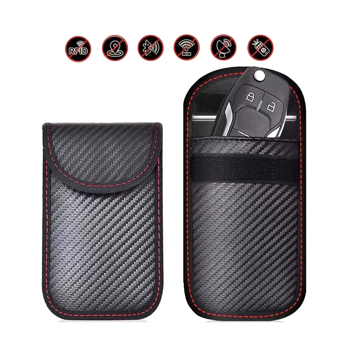 RFID Signal-Blocking Car Key Shield Pouch