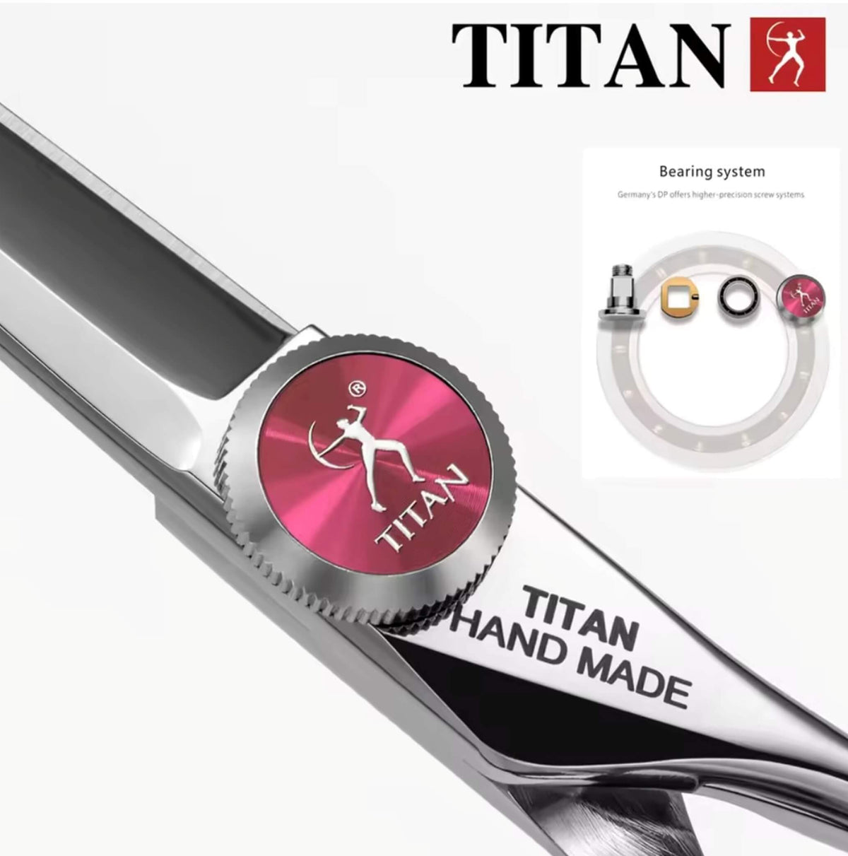Titan 7 Inch Professional Barber Scissors Handmade Salon Scissor