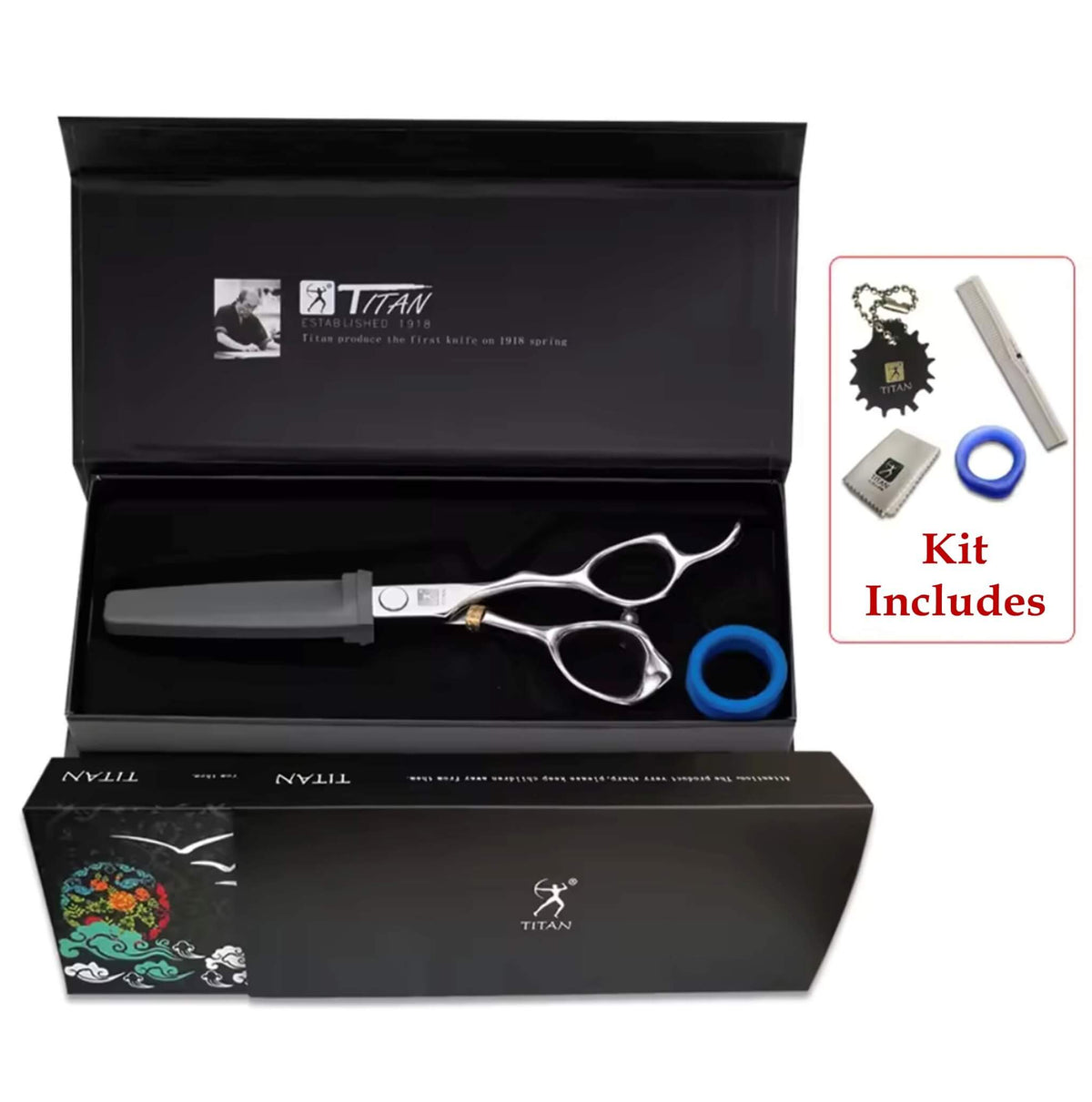 Titan 7 Inch Professional Barber Scissors Handmade Salon Scissor