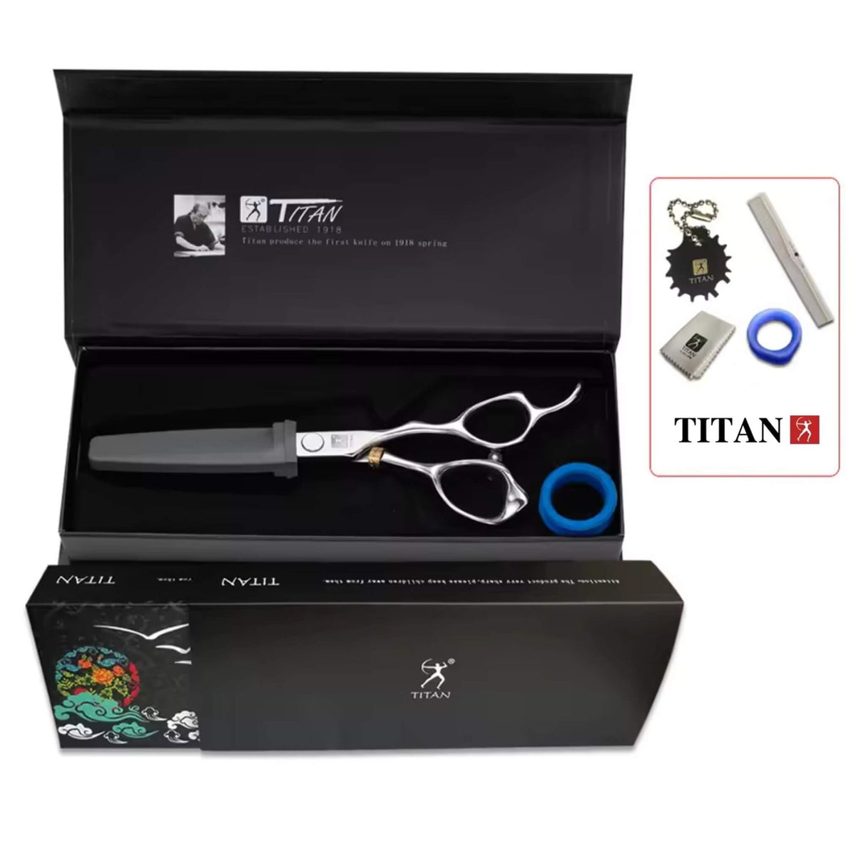 Titan Precision 5.5-inch Crafted Japanese Steel Hair Scissors