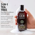 American Crew 3-IN-1 Tea Tree/Fiber