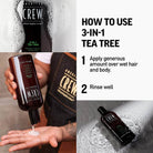 American Crew 3-IN-1 Tea Tree/Fiber