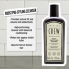 AMERICAN CREW BOOST Pre-Styling Cleanser 250ml