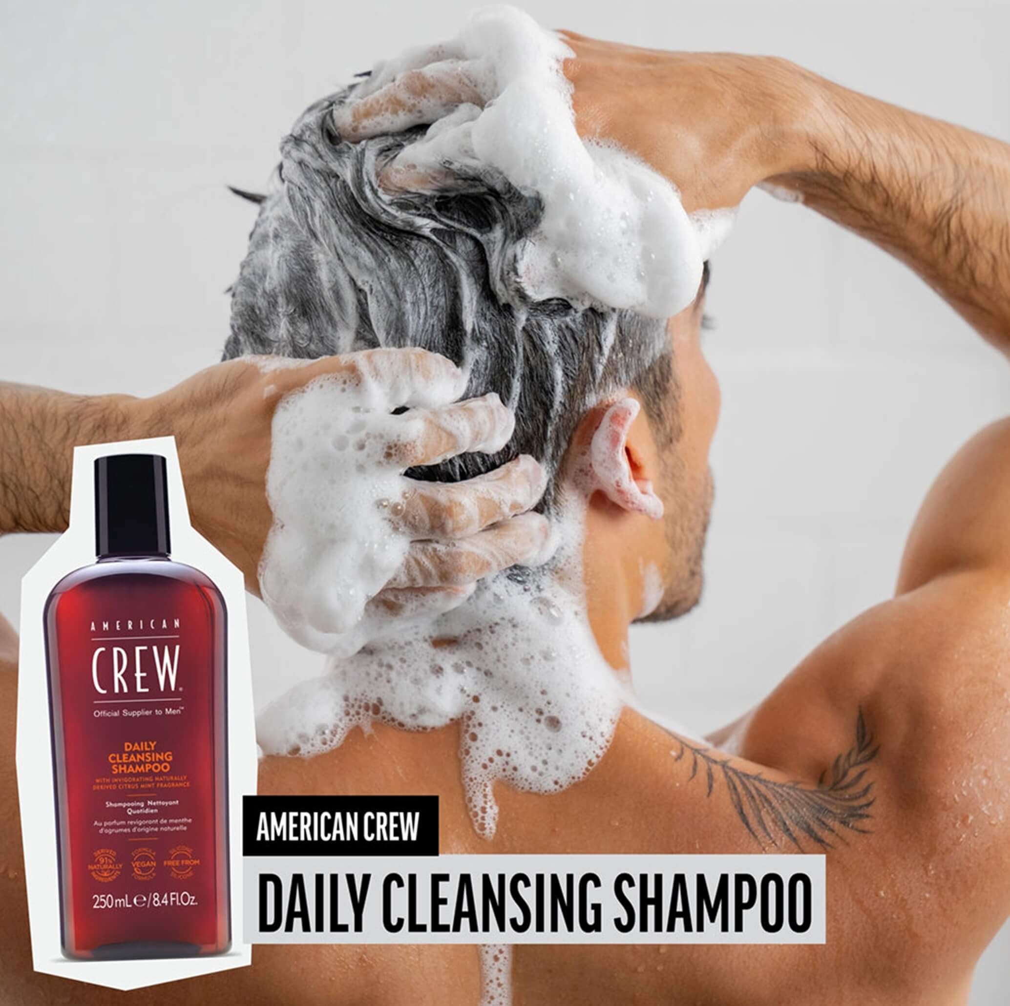 American Crew Matte Clay + Cleansing S-poo Duo Set