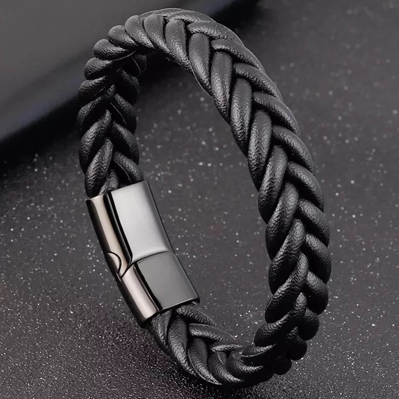 Mens Lash Leather Bracelet
