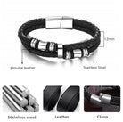 Mens Buccaneer Leather Bracelet