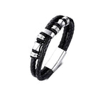 Mens Buccaneer Leather Bracelet