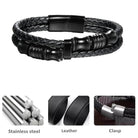 Swashbuckler Pirate Charm Leather Bracelet