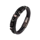 Swashbuckler Pirate Charm Leather Bracelet