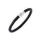 Unisex Communal Leather Bracelet/Black